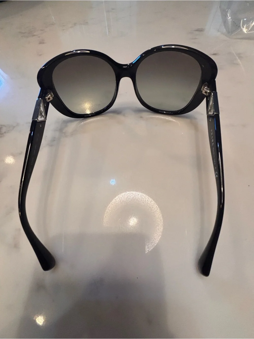 Prada Black Oversize Gradient Sunglasses